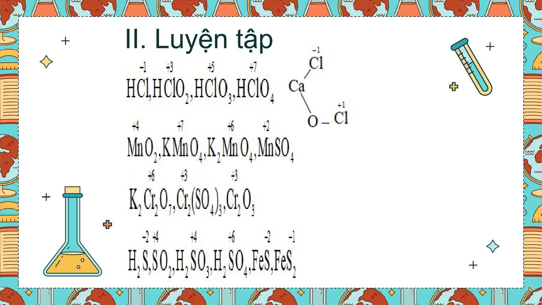 II. Luyện tập