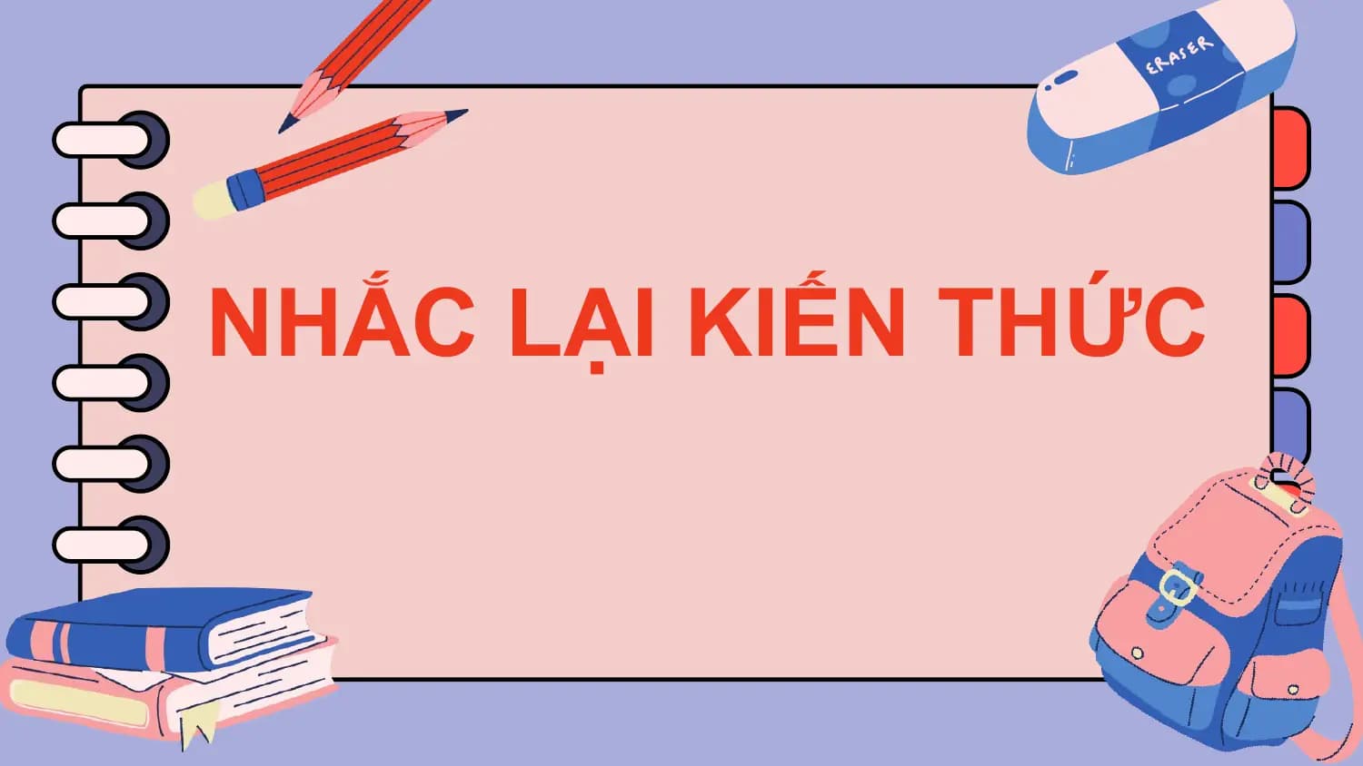NHẮC LẠI KIẾN THỨC