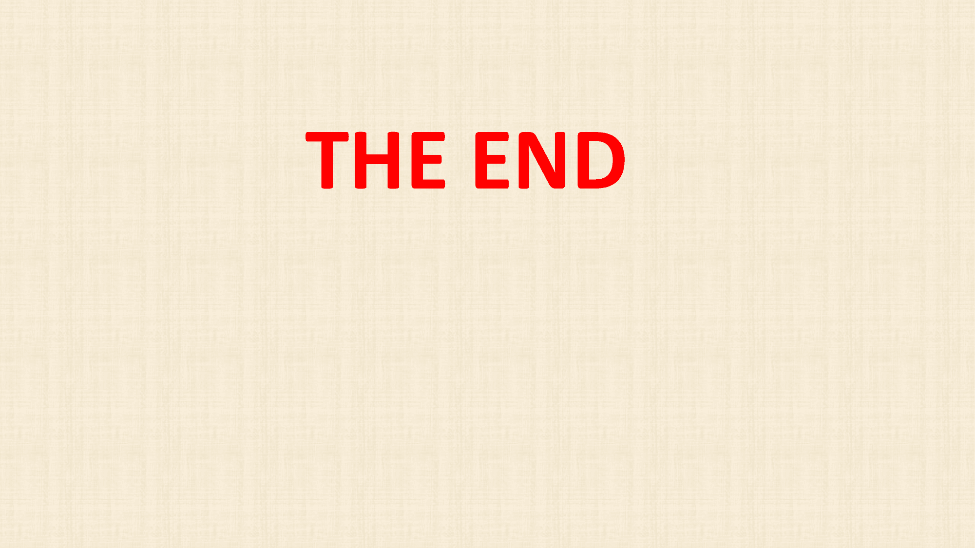 THE END