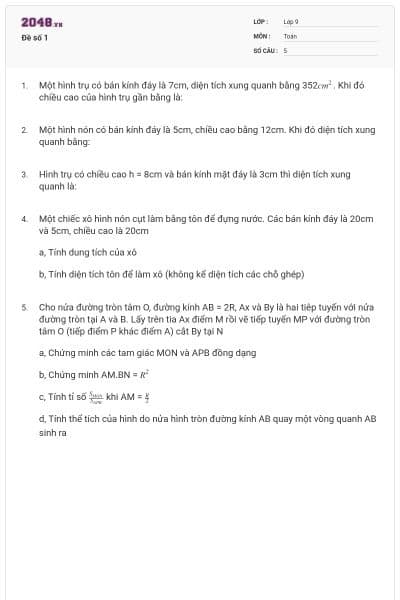 Đề số 1
