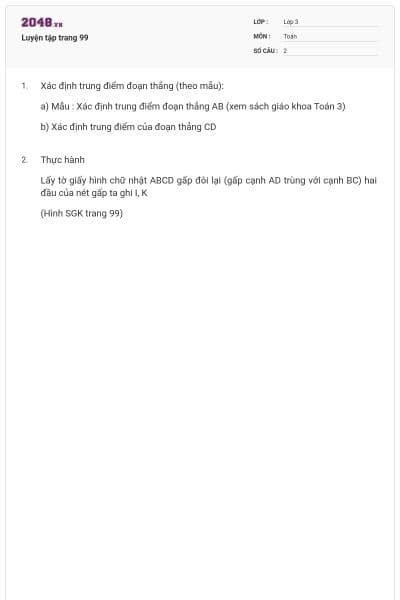 Luyện tập trang 99
