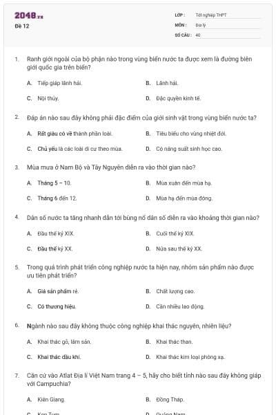 Đề 12