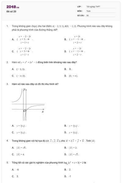 Đề số 20