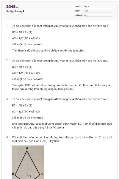 Ôn tập chương 4