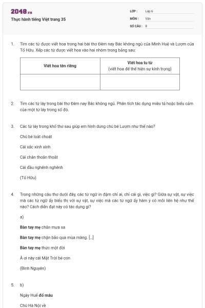 Thực hành tiếng Việt trang 35