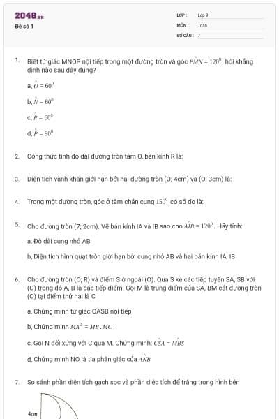 Đề số 1