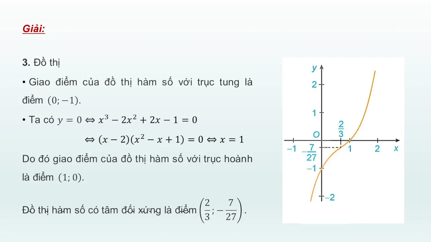 Giải: