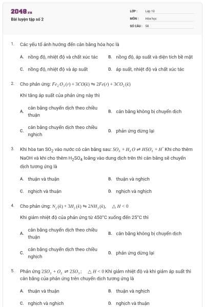 Bài luyện tập số 2