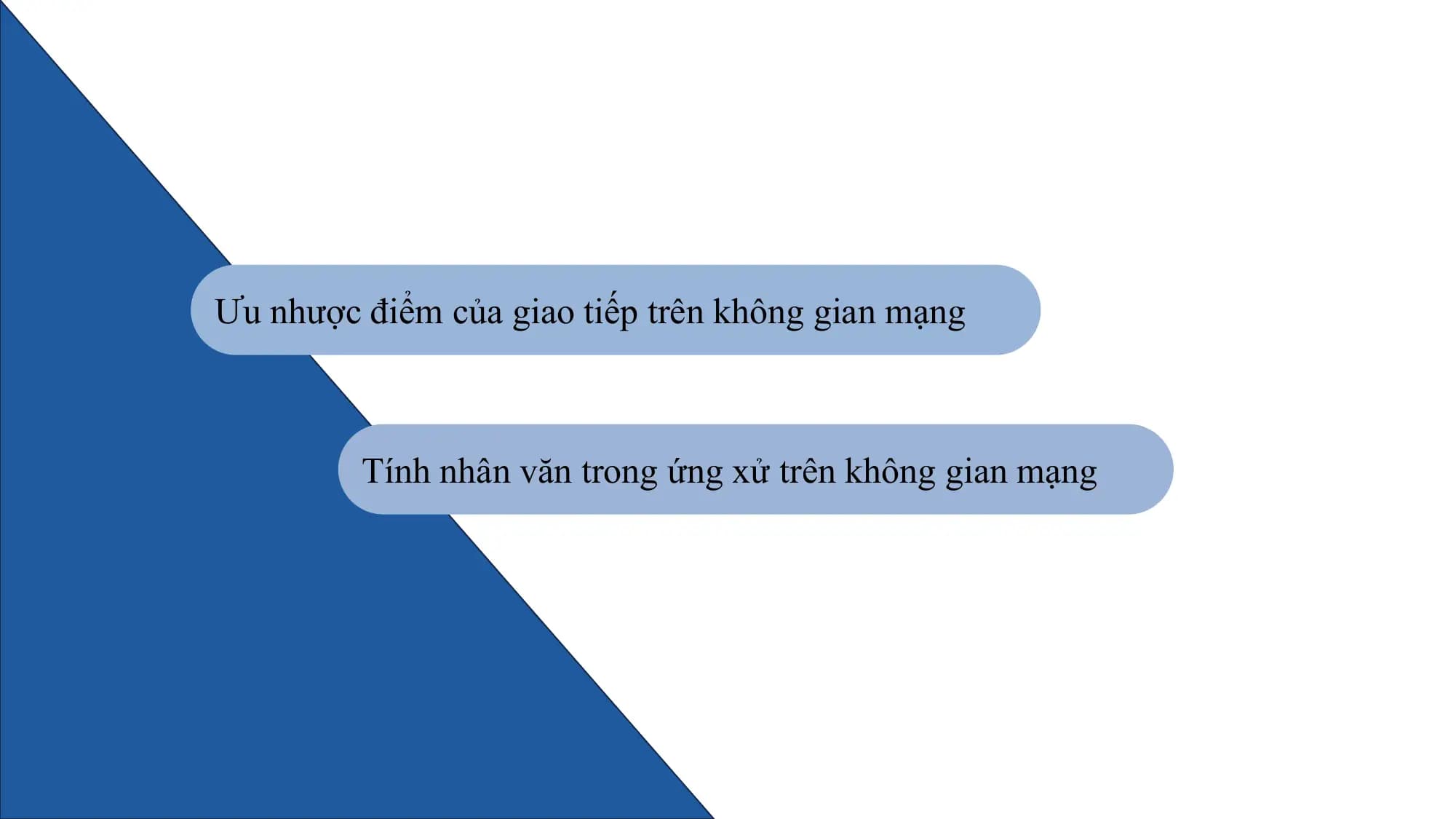 Ưu nhược điểm của giao tiếp trên không gian mạng

 Tính nhân văn trong ứng xử trên không gian mạng