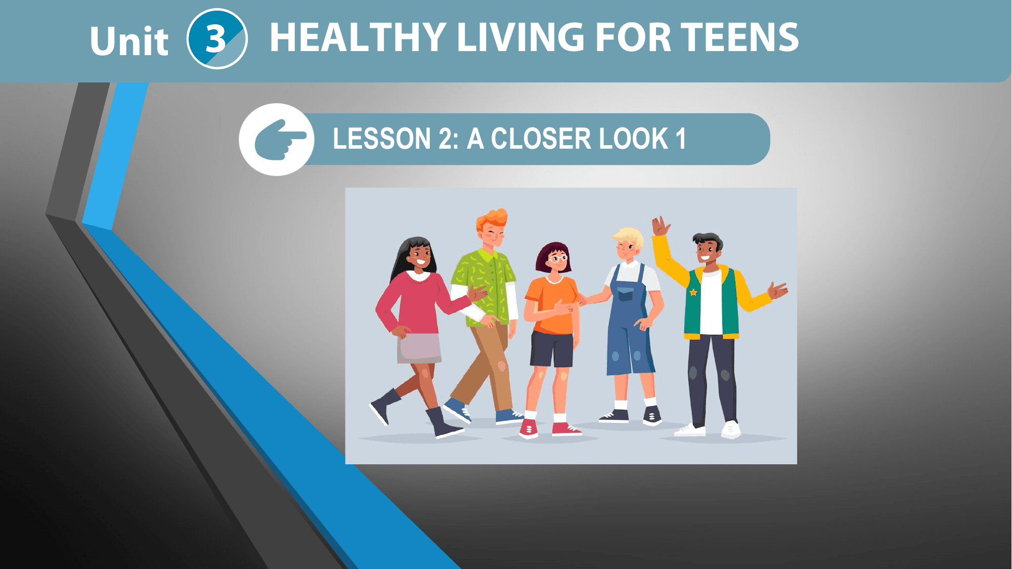 Unit 3 HEALTHY LIVING FOR TEENS

 LESSON 2: A CLOSER LOOK 1
