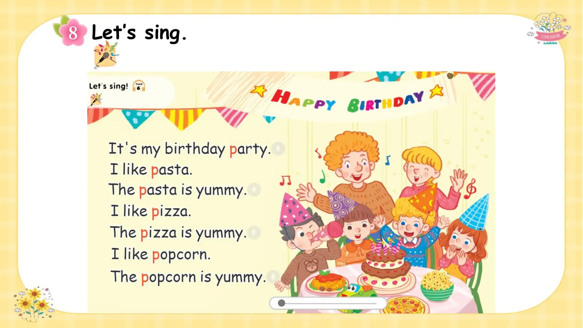 Let’s sing.
