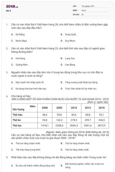 Đề 9