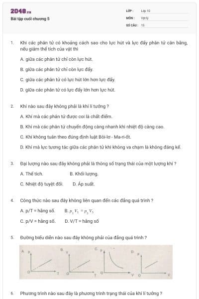 Bài tập cuối chương 5