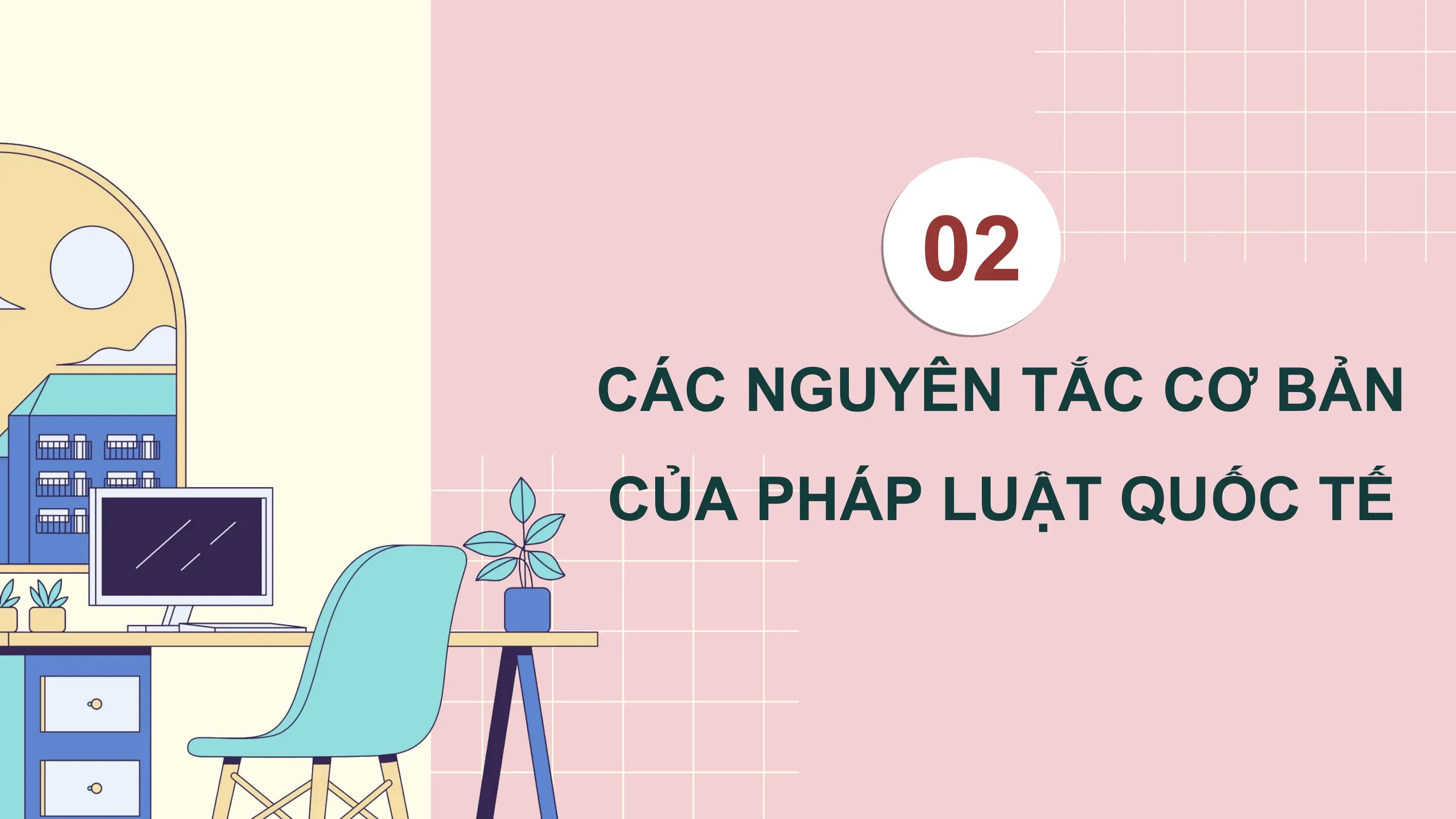 02
CÁC NGUYÊN TẮC CƠ BẢN
CỦA PHÁP LUẬT QUỐC TẾ