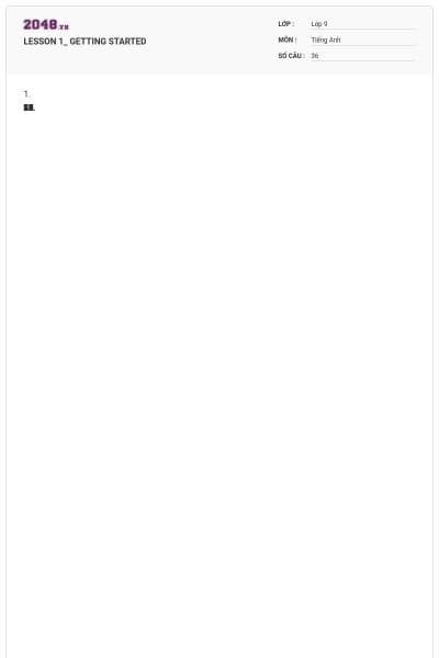 LESSON 1_ GETTING STARTED
