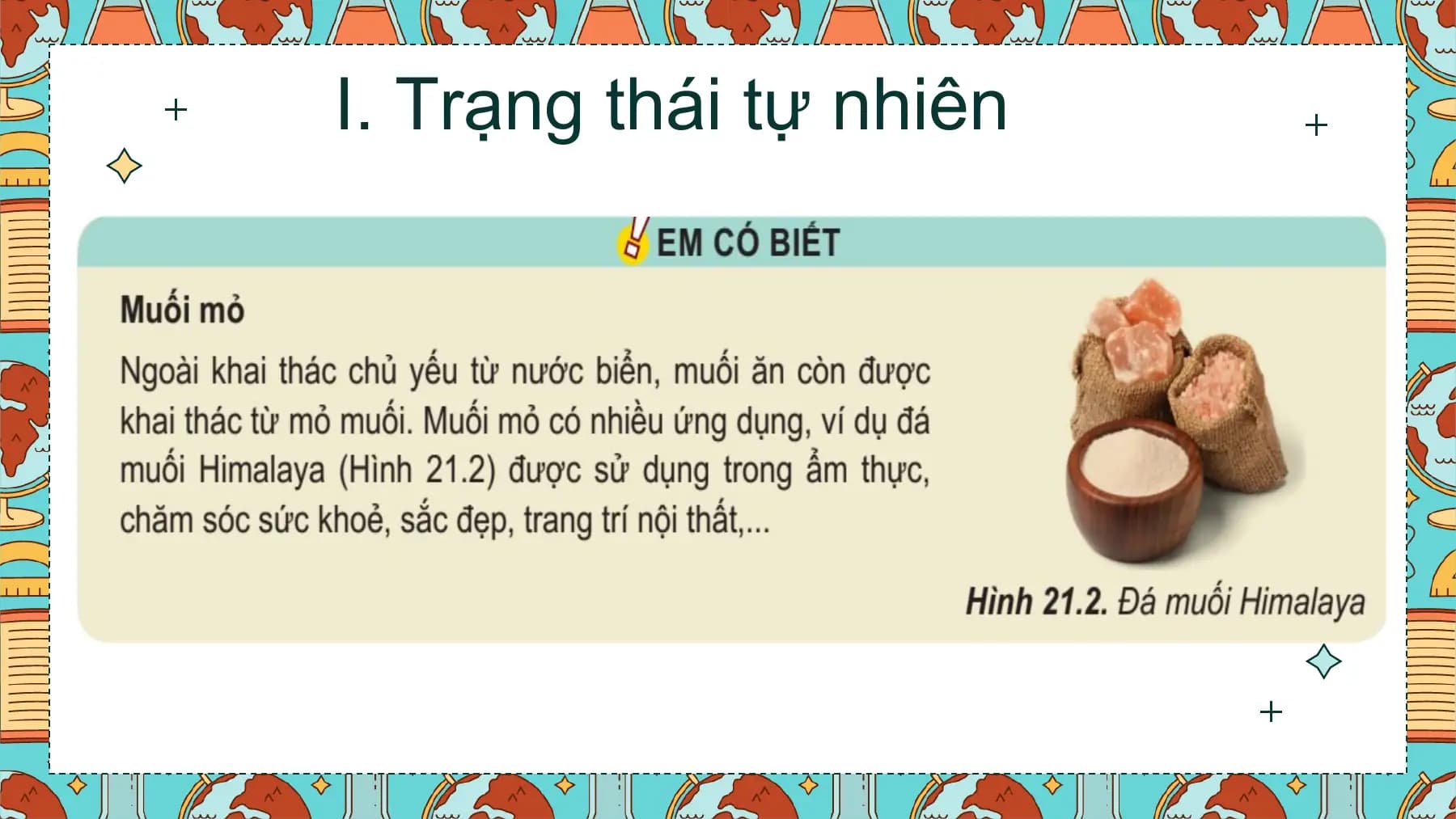 I. Trạng thái tự nhiên