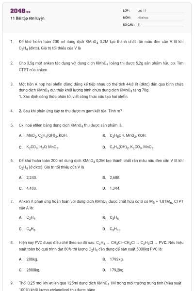 11 Bài tập rèn luyện