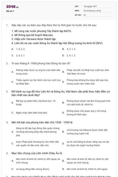 Đề số 1