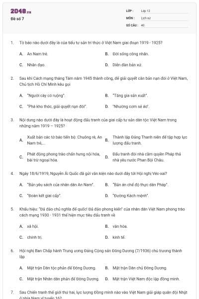 Đề số 7