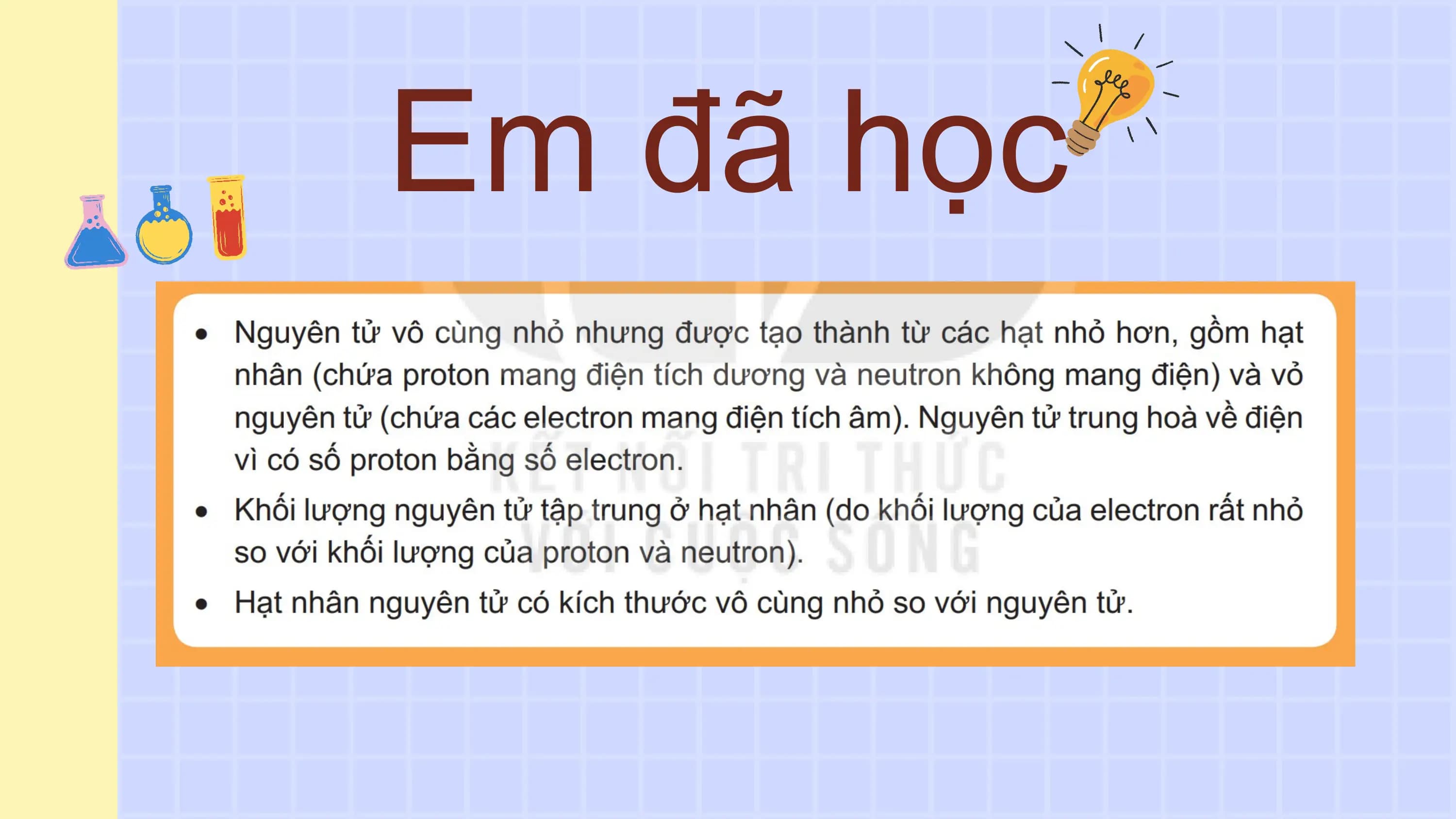Em đã học