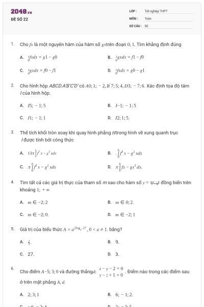 ĐỀ SỐ 22