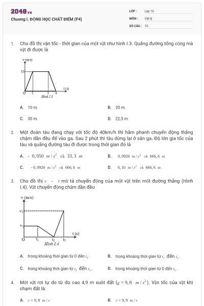 Chương I. ĐỘNG HỌC CHẤT ĐIỂM (P4)