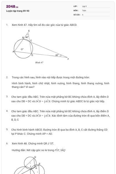 Luyện tập trang 89-90