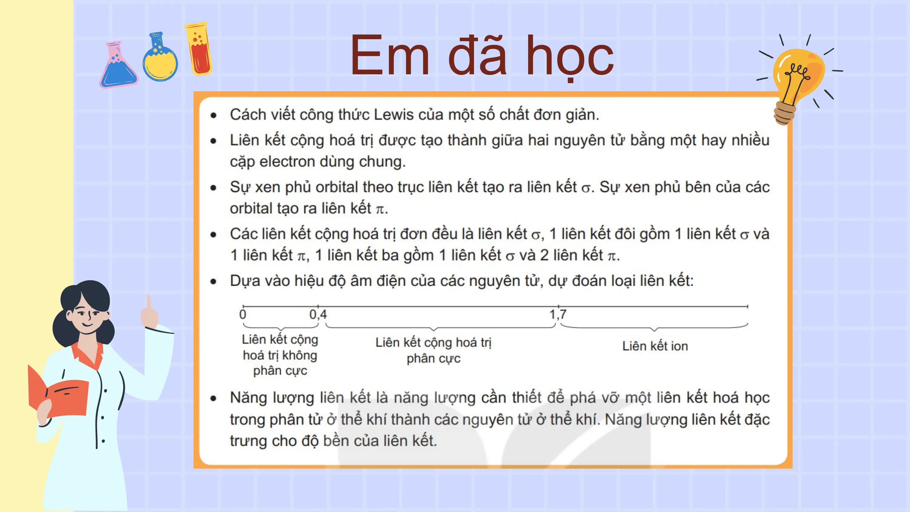 Em đã học