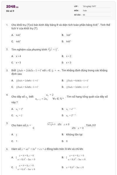 Đề số 9