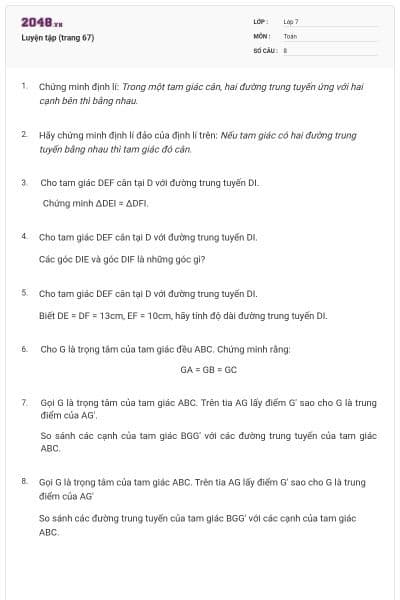 Luyện tập (trang 67)
