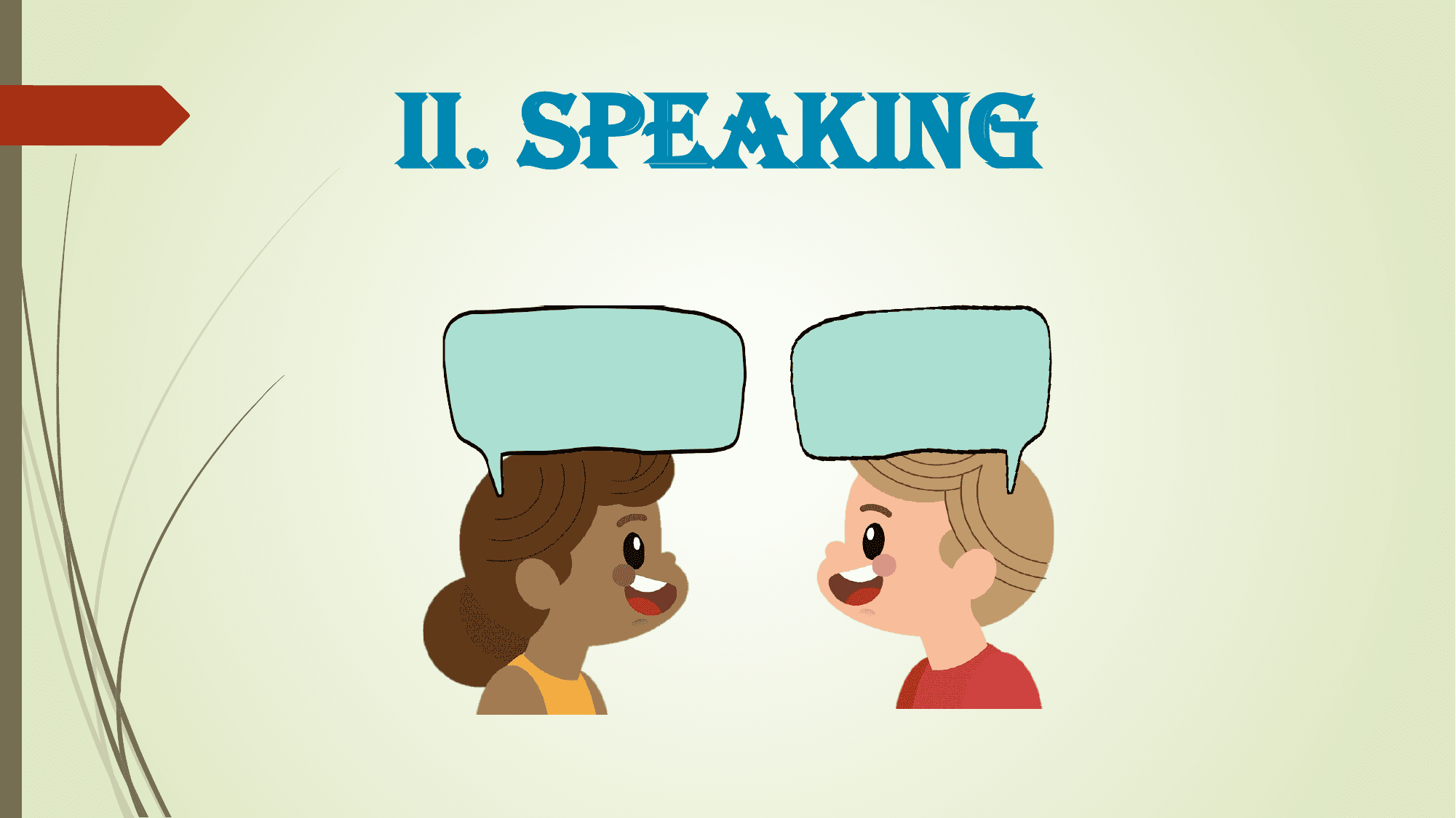 II. SPEAKING