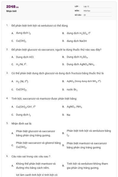 Nhận biết
