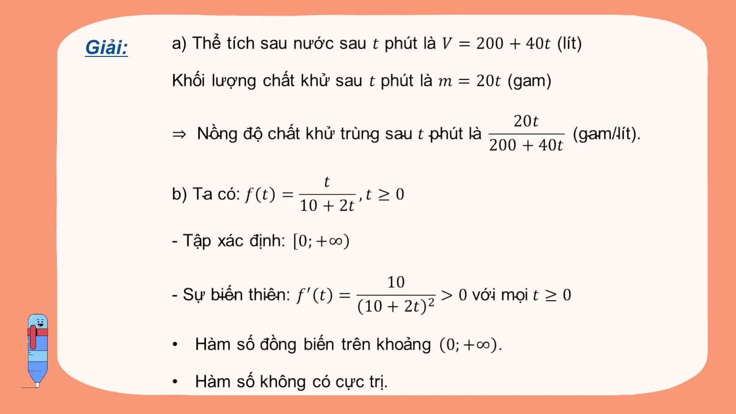 Giải: