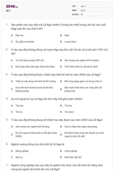 ĐỀ 1