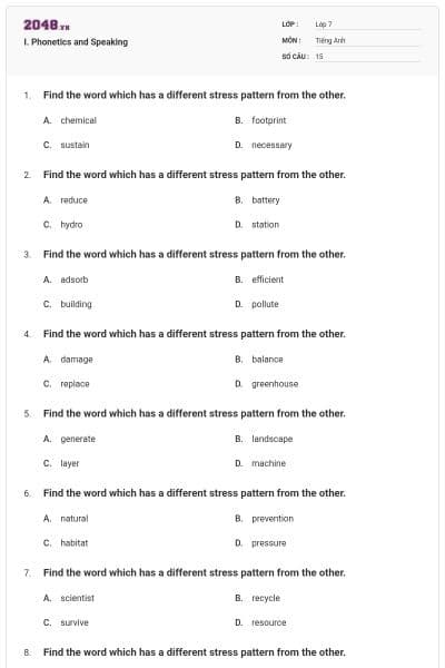 I. Phonetics and Speaking