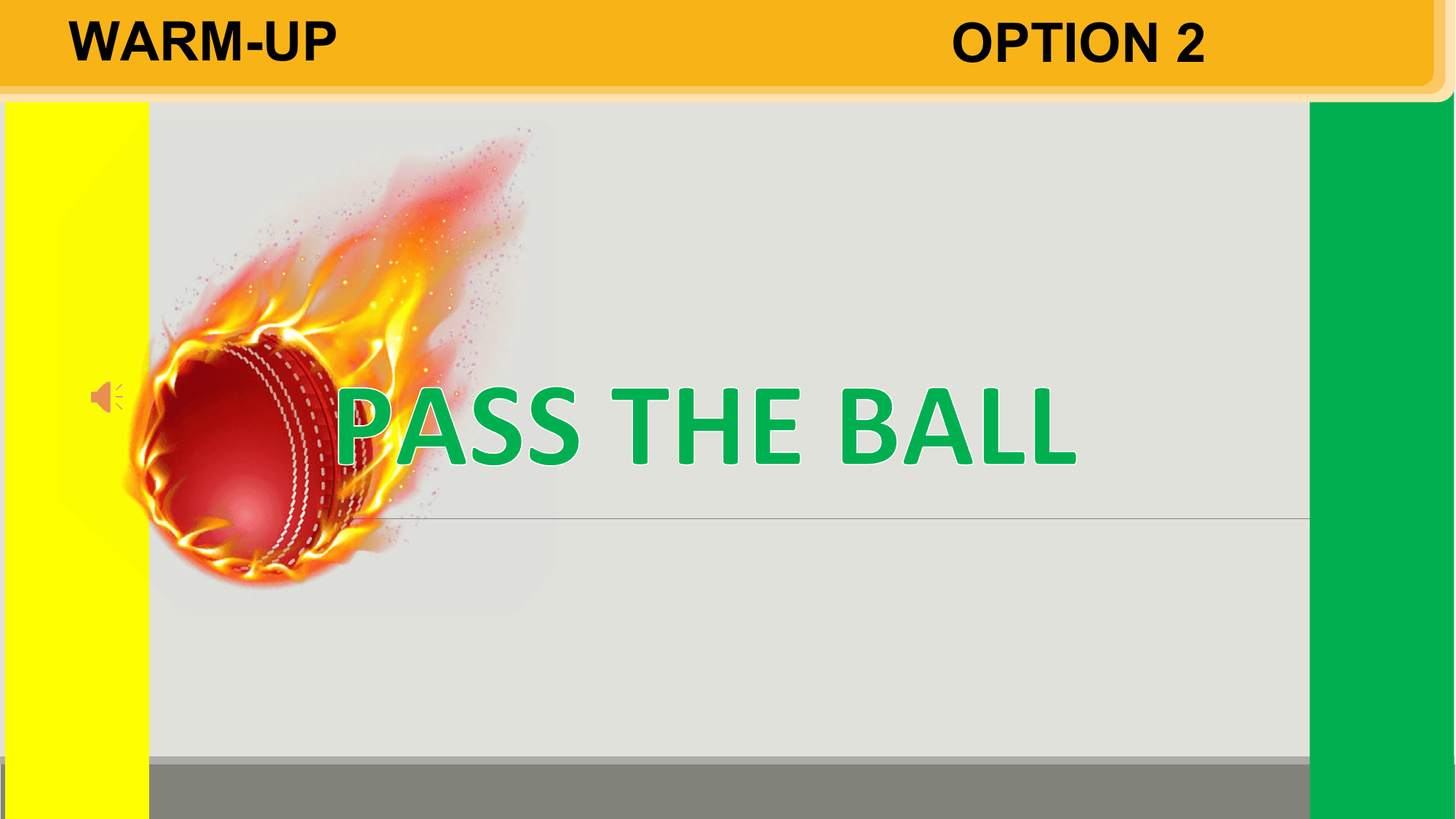WARM-UP OPTION 2