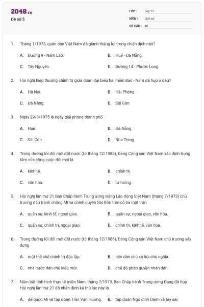 Đề số 5
