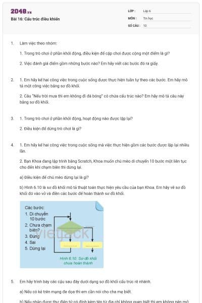 Bài 16: Cấu trúc điều khiển