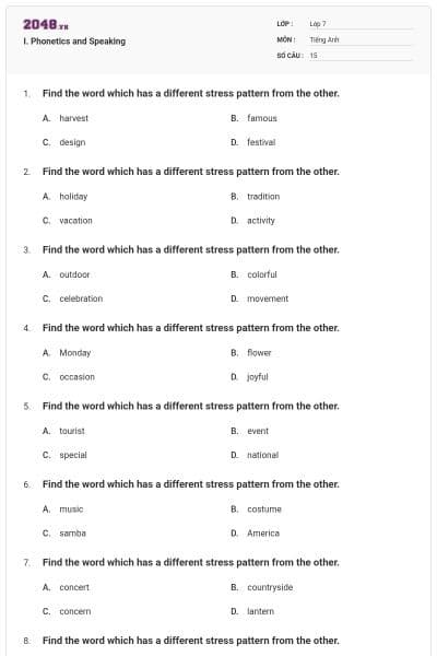 I. Phonetics and Speaking