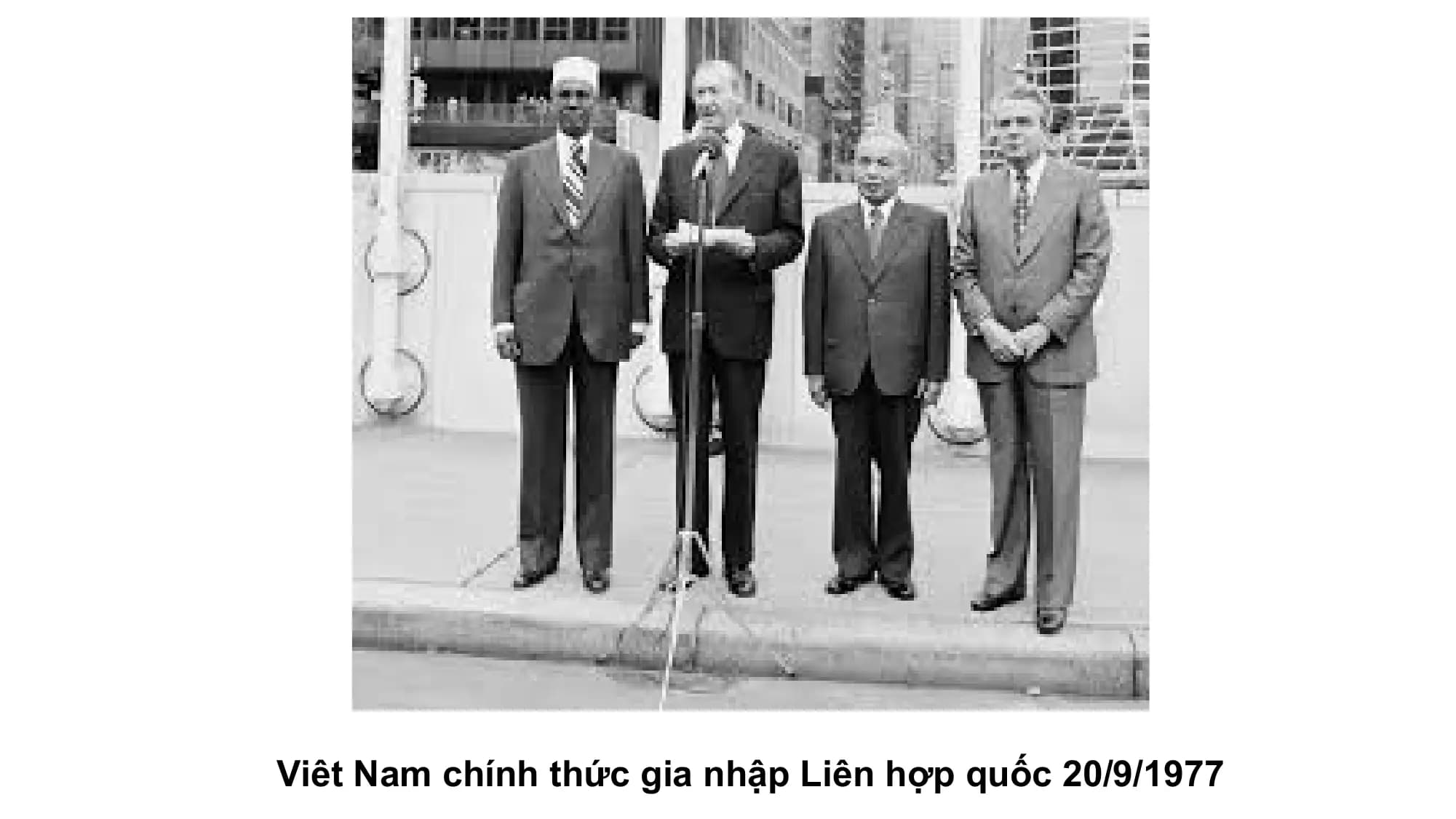 Viêt Nam chính thức gia nhập Liên hợp quốc 20/9/1977