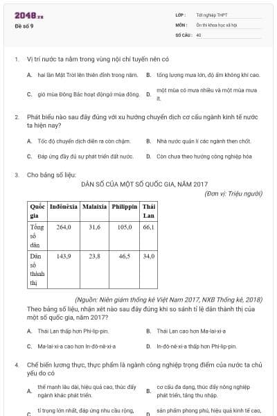 Đề số 9
