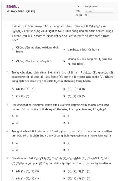 ĐỀ LUYỆN TỔNG HỢP (P6)