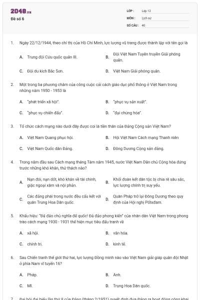 Đề số 6