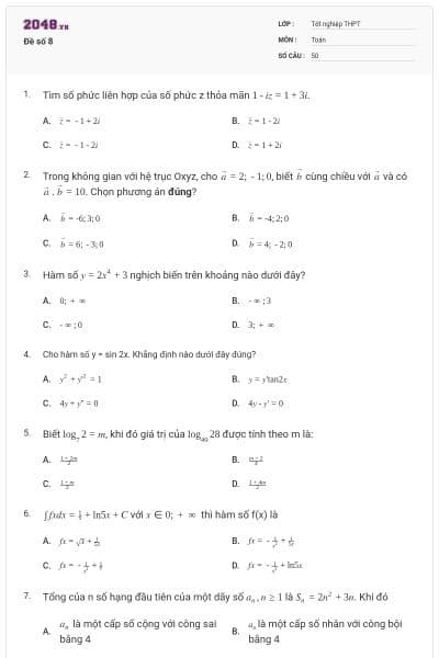 Đề số 8