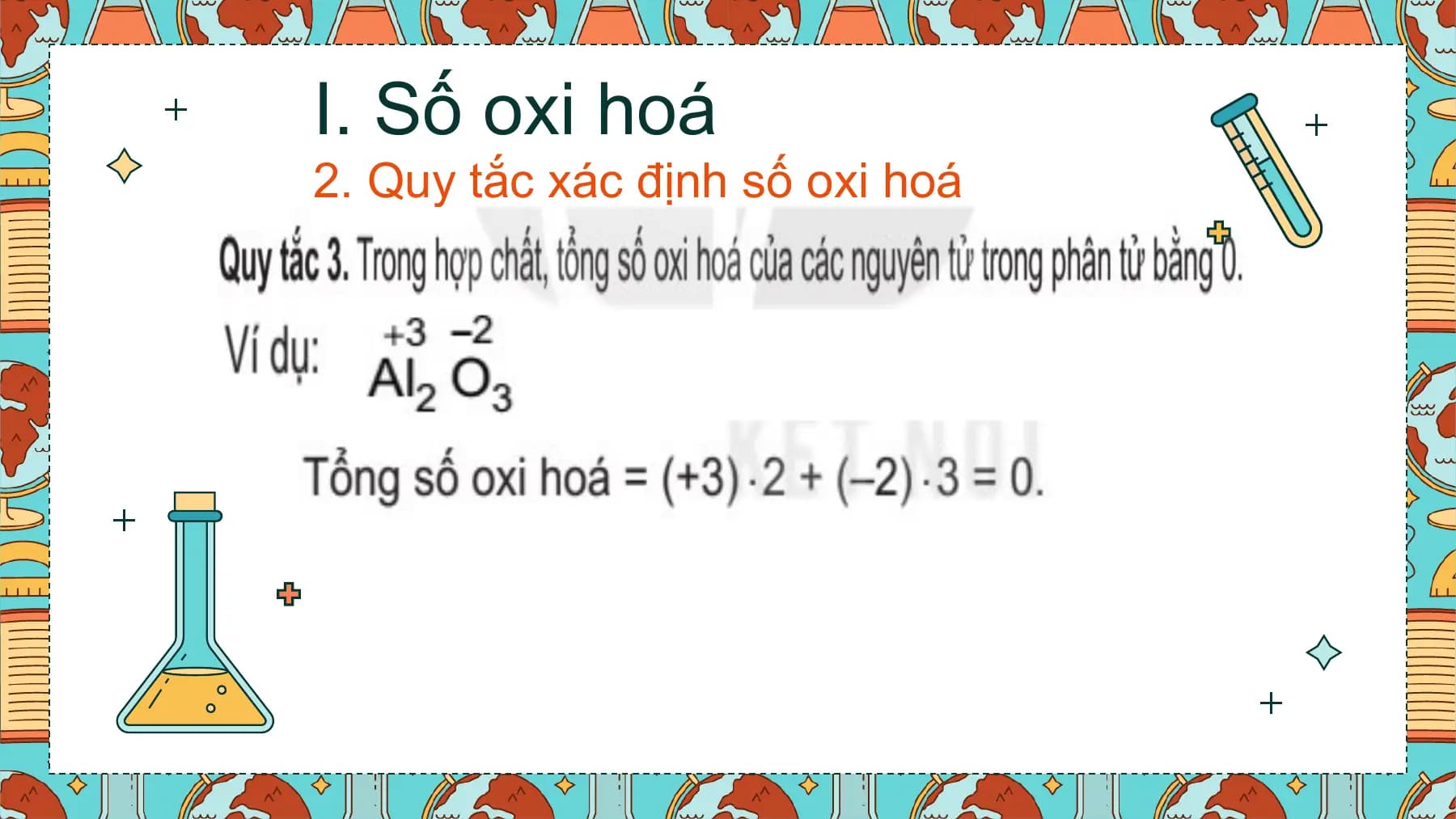 I. Số oxi hoá
2. Quy tắc xác định số oxi hoá