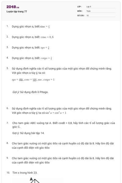 Luyện tập trang 77