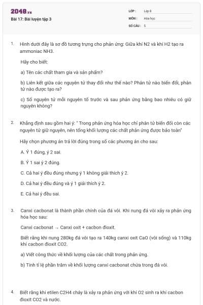 Bài 17: Bài luyện tập 3