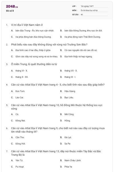 Đề số 8