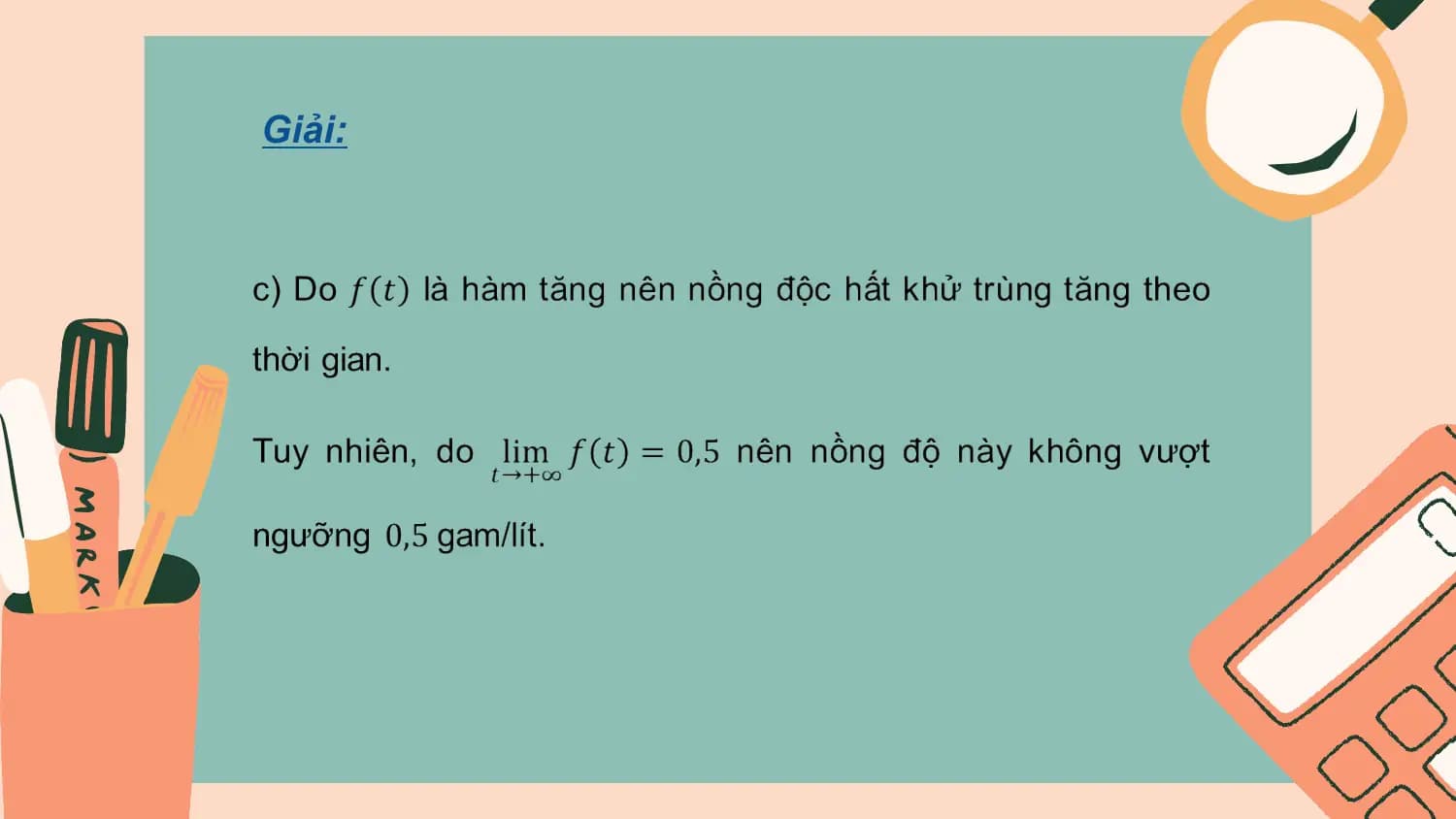 Giải: