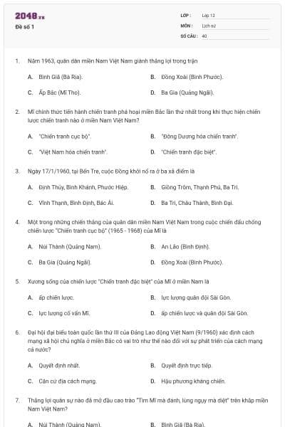 Đề số 1